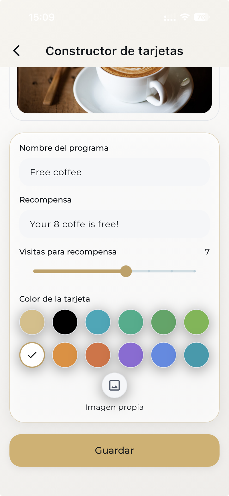 Elige colores y recompensa