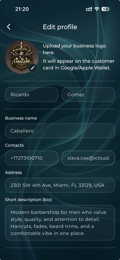 Business Profile